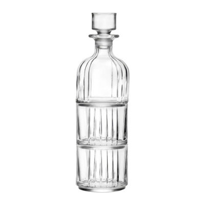 Rcr Crystal 3 Piece 345Ml Timeless Crystal Glass Whisky Decanter Set - Image 4