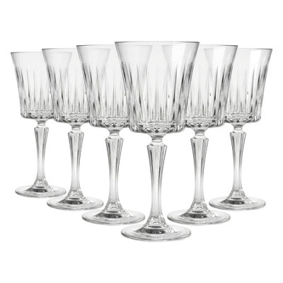 6x RCR 300ml Timeless Crystal Red Wine Glasses Glass Drinking Goblet Gift Set - Image 9