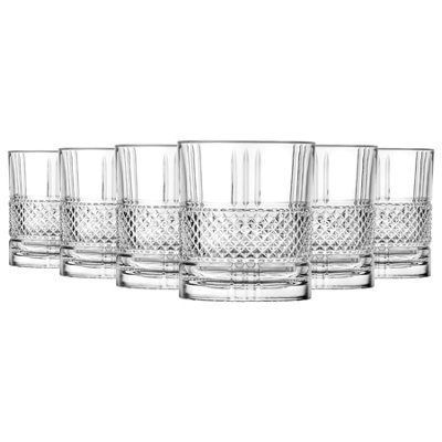 Rcr Crystal Brillante Whisky Glasses340MlPack Of 6 from B&Q