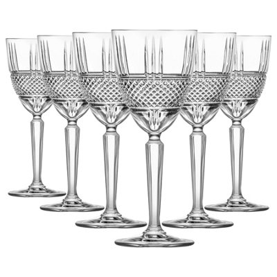 Rcr Crystal Brillante Wine Glasses290MlPack Of 6 from B&Q