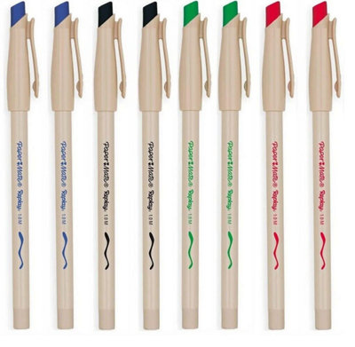 Accessotech Green Papermate Replay Erasable Ballpoint Pen Medium Point 1mm Smooth Writing Single Pen