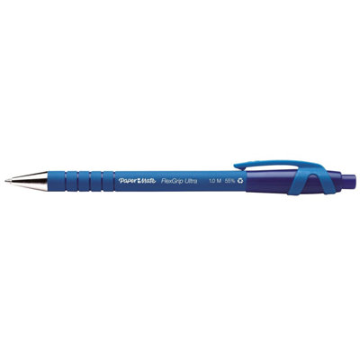 Paper Mate Papermte Flexgrip Ballpen Medium Blue Pack Of 36