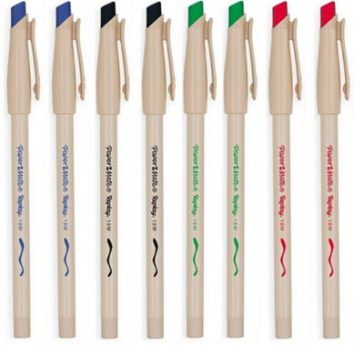 Accessotech Paper Mate Replay Erasable Ballpoint Pens Medium Point With Integrated Eraser from B&Q