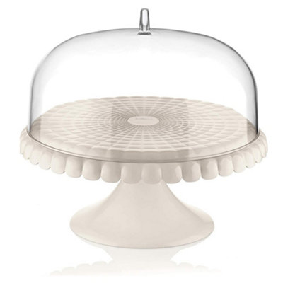 Eddingtons Cake Stand: 30Cm Tiffany Cake Stand With DomeAcrylic from B&Q