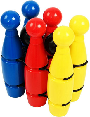  - 6Pk Skittles Sport Great For Children Kids Indoor Outdoor Garden Game For Gift