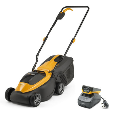 Yellow Stiga Cordless Lawn Mower Collector 132E Kit - Image 4