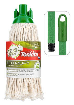 B&Q - Generic Tonkita Cotton Mop & Handle (Eco Version)