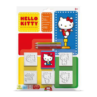 B&Q -  Hello Kitty Blister Pack 5 StampsKids Craft & Stationery Set