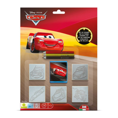 Rackhams Red Cars Blister Pack 5 Stamps – Kids Craft & Stationery Set - 1 - Image 5