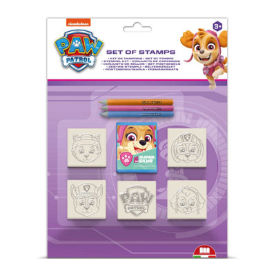 Multiprint Paw Patrol Girl Blister Pack 5 Stamps ¿ Kids Craft & Stationery Set - Pink - Image 4