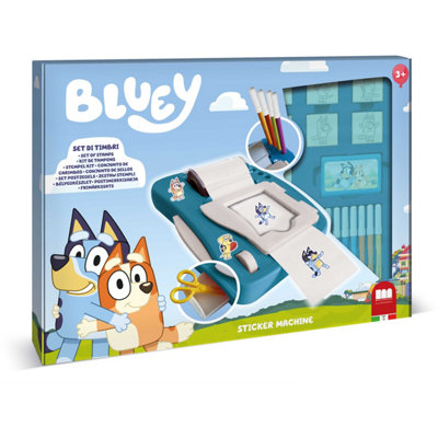 Multiprint Bluey Sticker Machine By ¿ Kids Craft & Stationery Set - Blue - Image 6