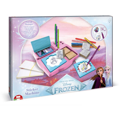 Multiprint Frozen 2 Sticker Machine By ¿ Kids Craft & Stationery Set - Pink - Image 5