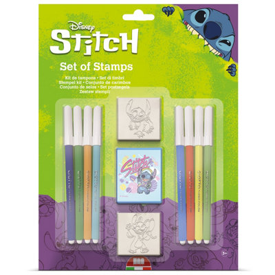 Multiprint Disney Stitch Set Of Two Stamps, Multi - Image 4