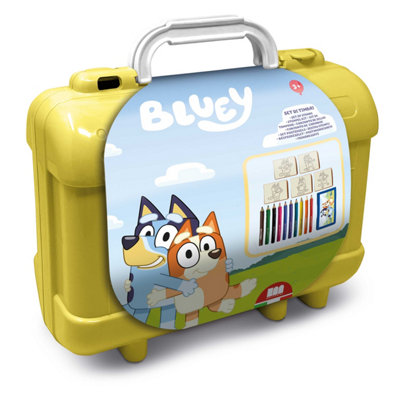 Print Bluey Kids Travel Colouring And Stamp Set Multi Multiprint - Image 5