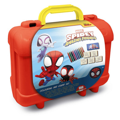 Multiprint Spidey & Friends Travel Set By ¿ Kids Activity & Craft Set - Red - Image 5