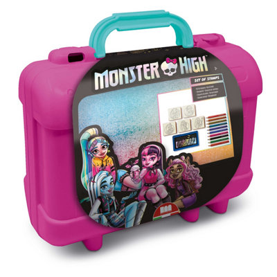 Multiprint Unisex Pink Monster High Travel Set - Kids Activity & Craft Set In | Size: 1 Pack - Image 5