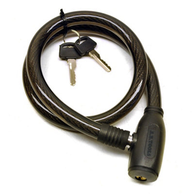 thumbnail image 2 of Momentum Brands 3ft Bicycle Cable Lock – Steel Braid – 2 Keys – Anti-Theft 2 of 5