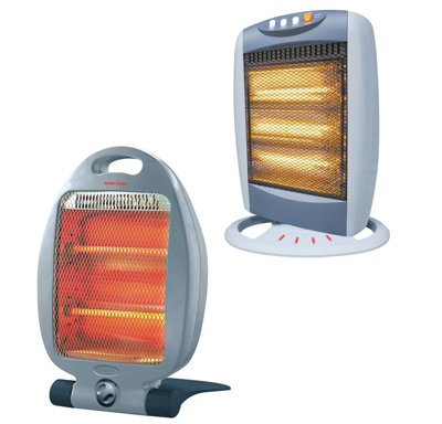 800W & 1200W Halogen Heater Instant Heat Winter Warm 2 3 Bar Home ...