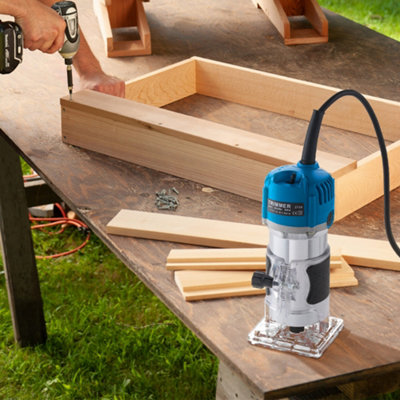 800W Anti-Slip Grip Design Electric Wood Router with Overload Protection