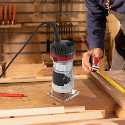 800W Anti-Slip Grip Design Electric Wood Router with Overload Protection