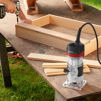 800W Anti-Slip Grip Design Electric Wood Router with Overload Protection