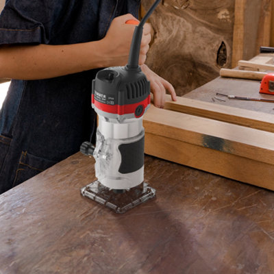 800W Anti-Slip Grip Design Electric Wood Router with Overload Protection