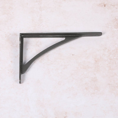 Metal 260X170mm Cast Iron Wall Shelf Bracket from B&Q