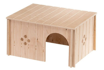 Ferplast Sin 4647 L. Wooden House Rabbit from B&Q