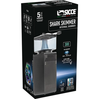 Sicce Shark Skimmer 300 Efficient Aquarium FilterCompact Design Ideal For Clear Water And Healthy Aquatic Life from B&Q