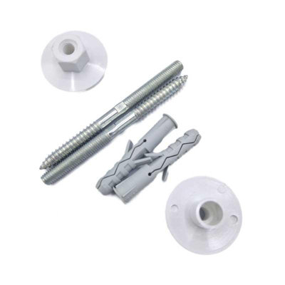 B&Q -  Sanibolt Fastfit Sanitary Fixing Kit For Basin M8 X 110mm Stud Screw