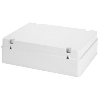 Gewiss Gw44210 Grey Plastic Junction Box 380mm X 300mm X 120mm from B&Q