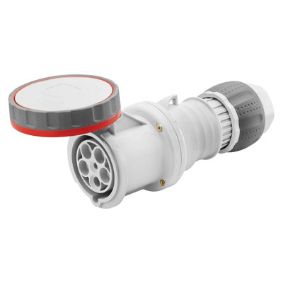 Gewiss Heavy-Duty Ip67 Mobile Power Socket 63A 400V 3P+N+T from B&Q