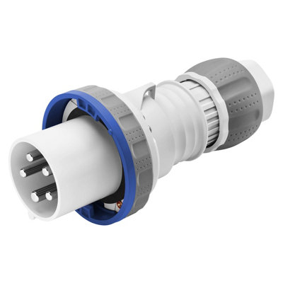 Gewiss 63 Iec Plug Mobile Phone Hp Ip66 69 2-Pin + Earth 63 A 230 V 6H from B&Q