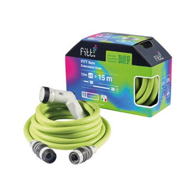 Fitt Ikon Expandable Hose Pipe Kit Green from B&Q