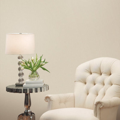Galerie Ornamenta 2 Light Beige Textured Plain Embossed Wallpaper from B&Q