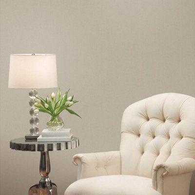 Galerie Ornamenta 2 Grey Ornamenta Plain Embossed Wallpaper from B&Q