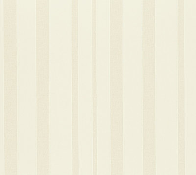 Galerie Neapolis 3 Yellow Cream Stripe Embossed Wallpaper from B&Q