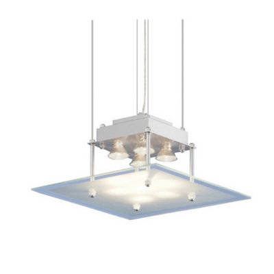 Luminosa Lighting Luminosa Tormenta Pendant Ceiling Light Aluminum from B&Q