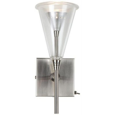 Luminosa Lighting Luminosa Wall Light Satin Nickel