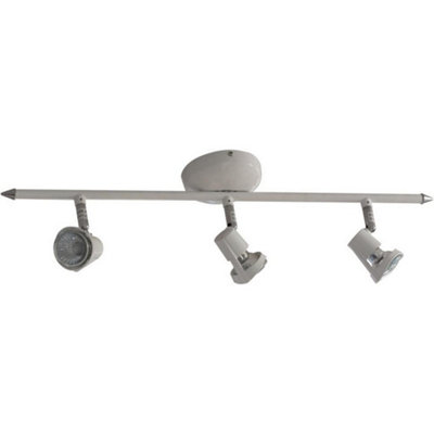 B&Q -  Luminosa Balk 3 Light Spotlight Bar White