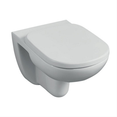 Ideal Standard Tempo Ceramic Wall Hung Toilet Pan 530mm White (Pan Only) from B&Q