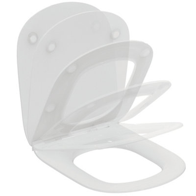 Ideal Standard White Tesi Thin Toilet Seat And Cover Slow Close T352701 - Image 5