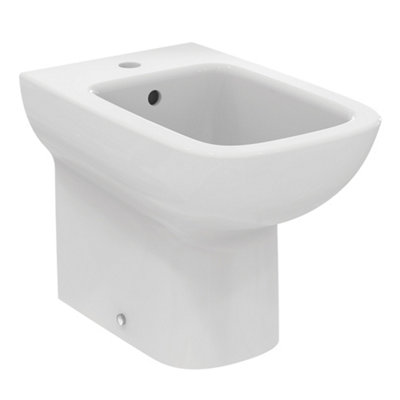 Ideal Standard I.life A White Back To Wall Floor-Mounted T472001 Bidet from B&Q
