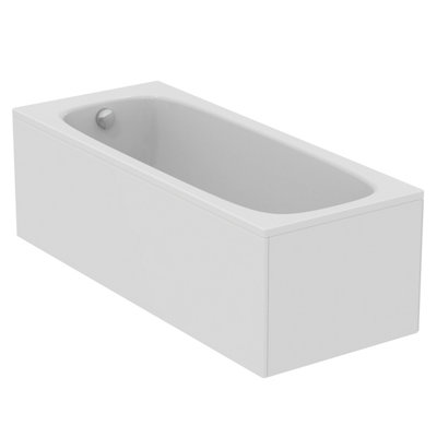 Ideal Standard I.life Gloss White Acrylic Twin Ended Easy Access Bath (L)1695mm (W)695mm from B&Q