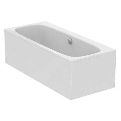 Ideal Standard I.life Gloss White Twin Ended Easy Access Bath (L)1695mm (W)745mm from B&Q