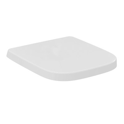 Ideal Standard White I.life S Square Compact Soft Close Toilet Seat