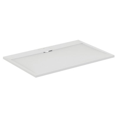 Ideal Standard Ultraflat S I.life Matt Pure White Rectangular Universal Shower Tray (L)1400mm (W)900mm (H) 30mm from B&Q