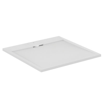 B&Q -  Ultraflat S I.life Matt Pure White Square Universal Shower Tray (L)900mm (W)900mm (H) 30mm