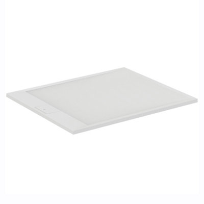 Ideal Standard Ultraflat S I.life Matt Pure White Rectangular End Drain Universal Shower Tray (L)1200mm (W)1000mm (H) 30mm from B&Q