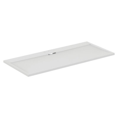 B&Q -  Ultraflat S I.life Matt Pure White Rectangular Universal Shower Tray (L)1800mm (W)800mm (H) 30mm